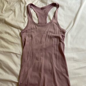 mauve lululemon swiftly tech tank size 2